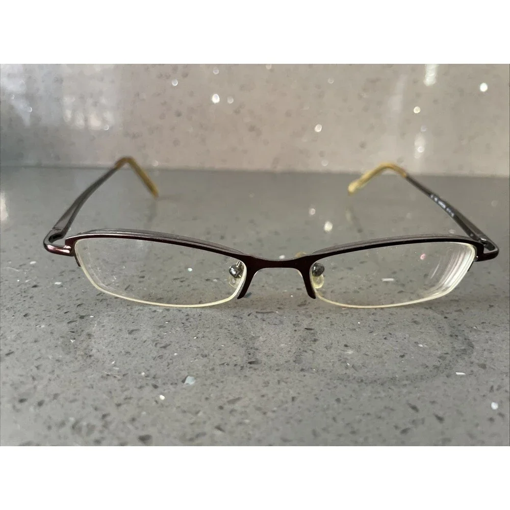 ELITE EYEWEAR 766 Maroon 47-17-135 EYEGLASS FRAMES ONLY Intelli-Clip by Elite